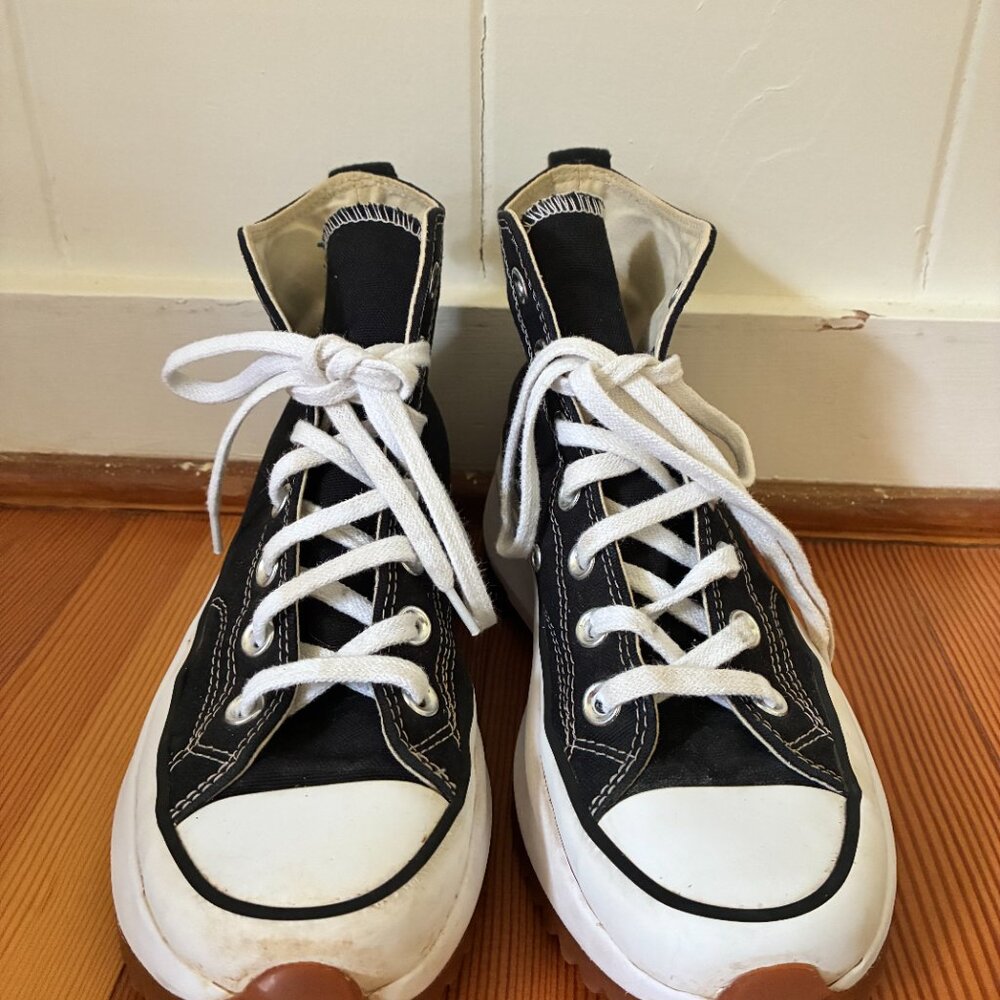 Converse run star hike Sneakers womens 6.5 fits 7 - Picture 2 of 8